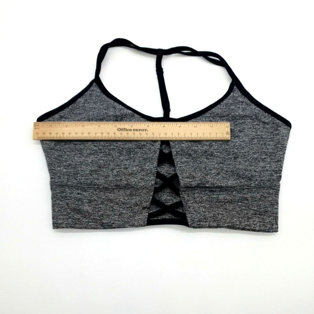 Unbranded Sports Bra Womens Stretch Open Front Laces 32" Bustline Adjustable - Picture 5 of 6